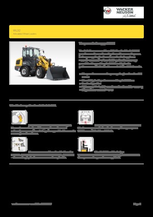 Колісні навантажувачі Wacker Neuson WL32