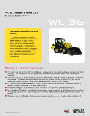 Колісні навантажувачі Wacker Neuson WL 36