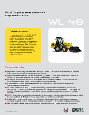 Колісні навантажувачі Wacker Neuson WL 48