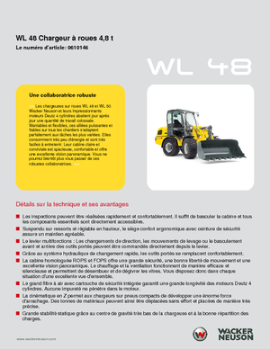 Колісні навантажувачі Wacker Neuson WL 48