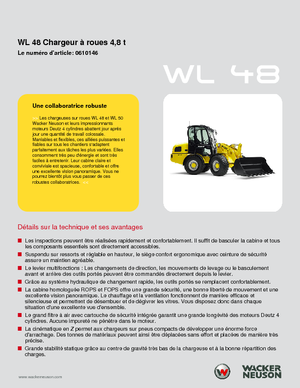 Колісні навантажувачі Wacker Neuson WL 48