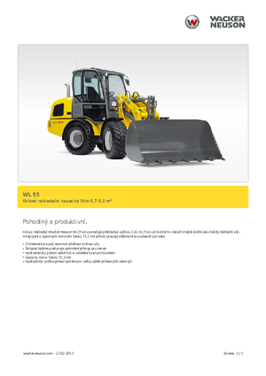Колісні навантажувачі Wacker Neuson WL 55