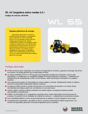 Колісні навантажувачі Wacker Neuson WL 55