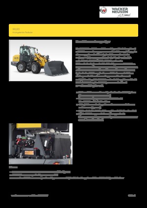 Колісні навантажувачі Wacker Neuson WL60