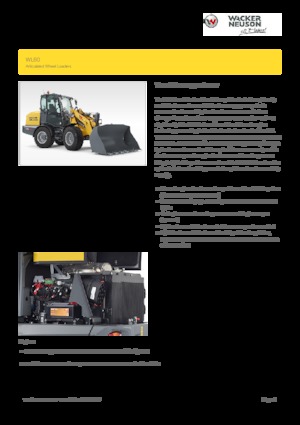 Колісні навантажувачі Wacker Neuson WL60