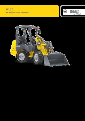 Колісні навантажувачі Wacker Neuson WL20
