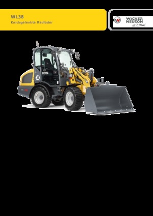 Колісні навантажувачі Wacker Neuson WL38
