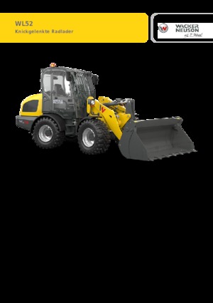 Колісні навантажувачі Wacker Neuson WL52