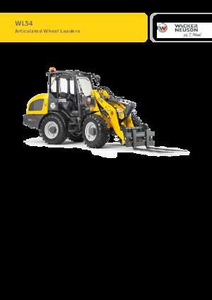 Колісні навантажувачі Wacker Neuson WL54
