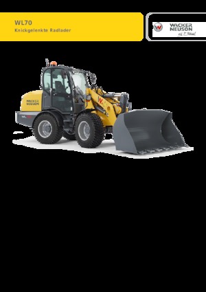 Колісні навантажувачі Wacker Neuson WL70