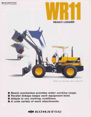 Колісні навантажувачі Komatsu WR 11