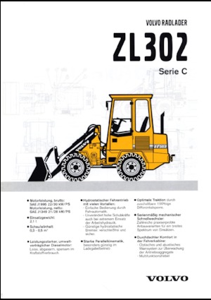 Колісні навантажувачі Volvo ZL 302