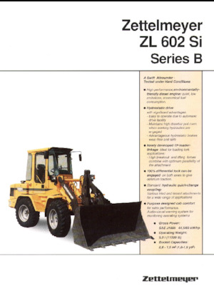 Колісні навантажувачі Zettelmeyer ZL 602 Si B