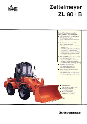 Колісні навантажувачі Zettelmeyer ZL 801 B