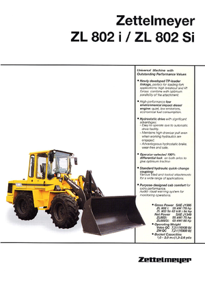 Колісні навантажувачі Zettelmeyer ZL 802 SI