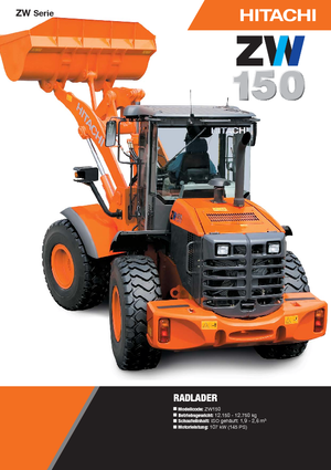 Колісні навантажувачі Hitachi ZW 150