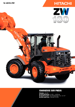 Колісні навантажувачі Hitachi ZW 180