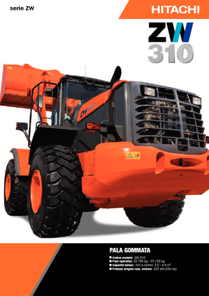 Колісні навантажувачі Hitachi ZW 310