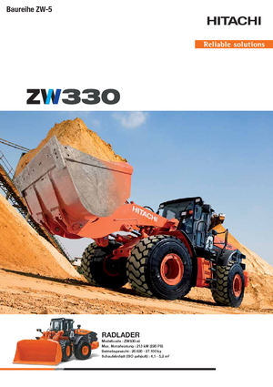 Колісні навантажувачі Hitachi ZW 330-5