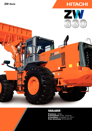 Колісні навантажувачі Hitachi ZW 330