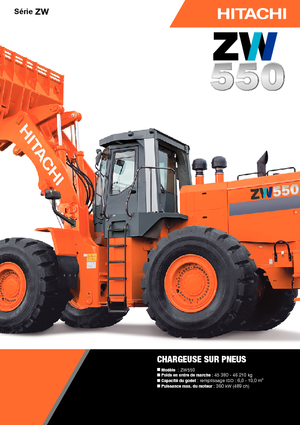 Колісні навантажувачі Hitachi ZW 550