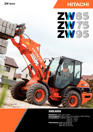 Колісні навантажувачі Hitachi ZW 75