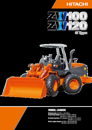 Колісні навантажувачі Hitachi ZW100-G