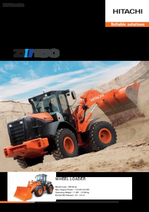 Колісні навантажувачі Hitachi ZW150-5B