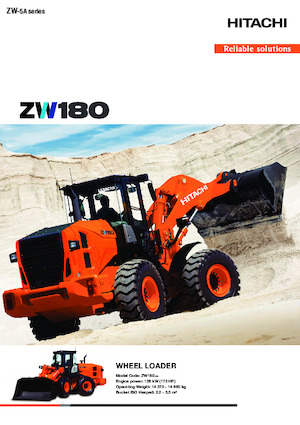 Колісні навантажувачі Hitachi ZW180-5A