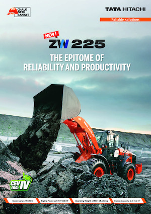 Колісні навантажувачі Hitachi ZW225