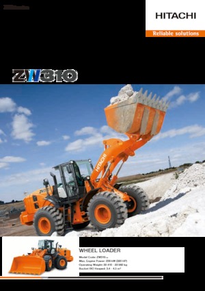 Колісні навантажувачі Hitachi ZW310-5A