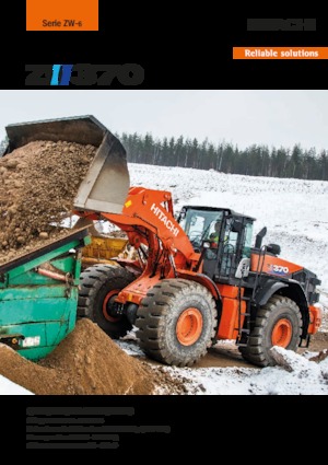 Колісні навантажувачі Hitachi ZW370-6