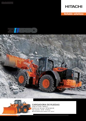 Колісні навантажувачі Hitachi ZW550-6