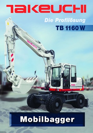 Колісні екскаватори Takeuchi TB 1160 W