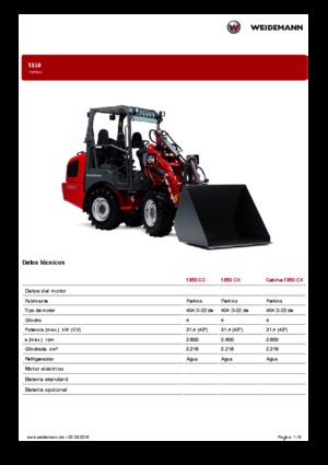 Дворовий навантажувач Weidemann 1350 CC
