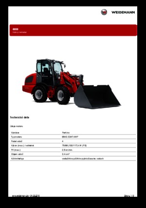 Колісні навантажувачі Weidemann 4080