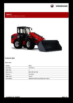 Колісні навантажувачі Weidemann 4080LPT