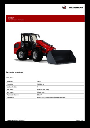 Колісні навантажувачі Weidemann 4080LPT