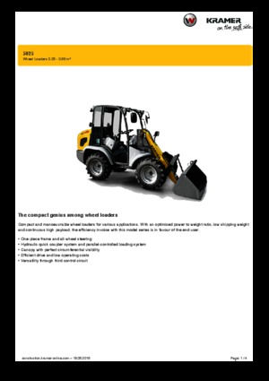 Колісні навантажувачі Kramer 5025
