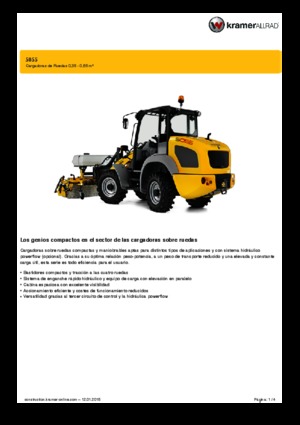 Колісні навантажувачі Kramer 5055