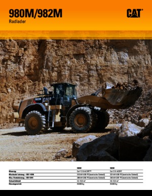 Колісні навантажувачі Caterpillar 980M