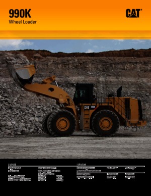 Колісні навантажувачі Caterpillar 990K