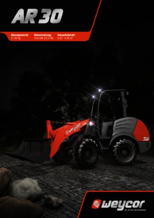Колісні навантажувачі weycor AR 30