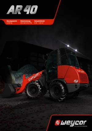 Колісні навантажувачі weycor AR 40
