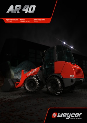 Колісні навантажувачі weycor AR 40