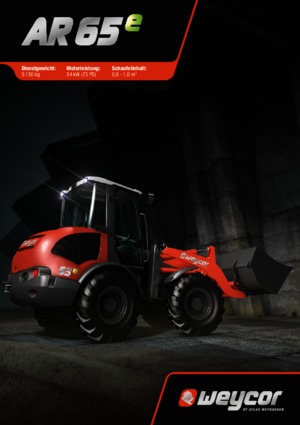 Колісні навантажувачі weycor AR 65 e