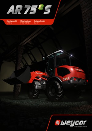Колісні навантажувачі weycor AR 75 e S