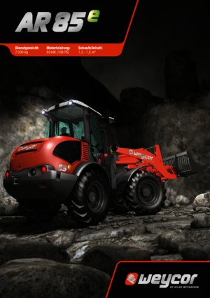 Колісні навантажувачі weycor AR 85 e