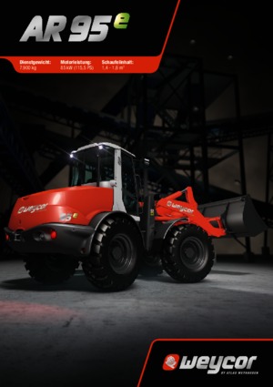Колісні навантажувачі weycor AR 95 e