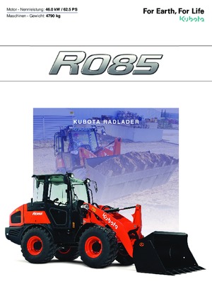 Колісні навантажувачі Kubota R 085